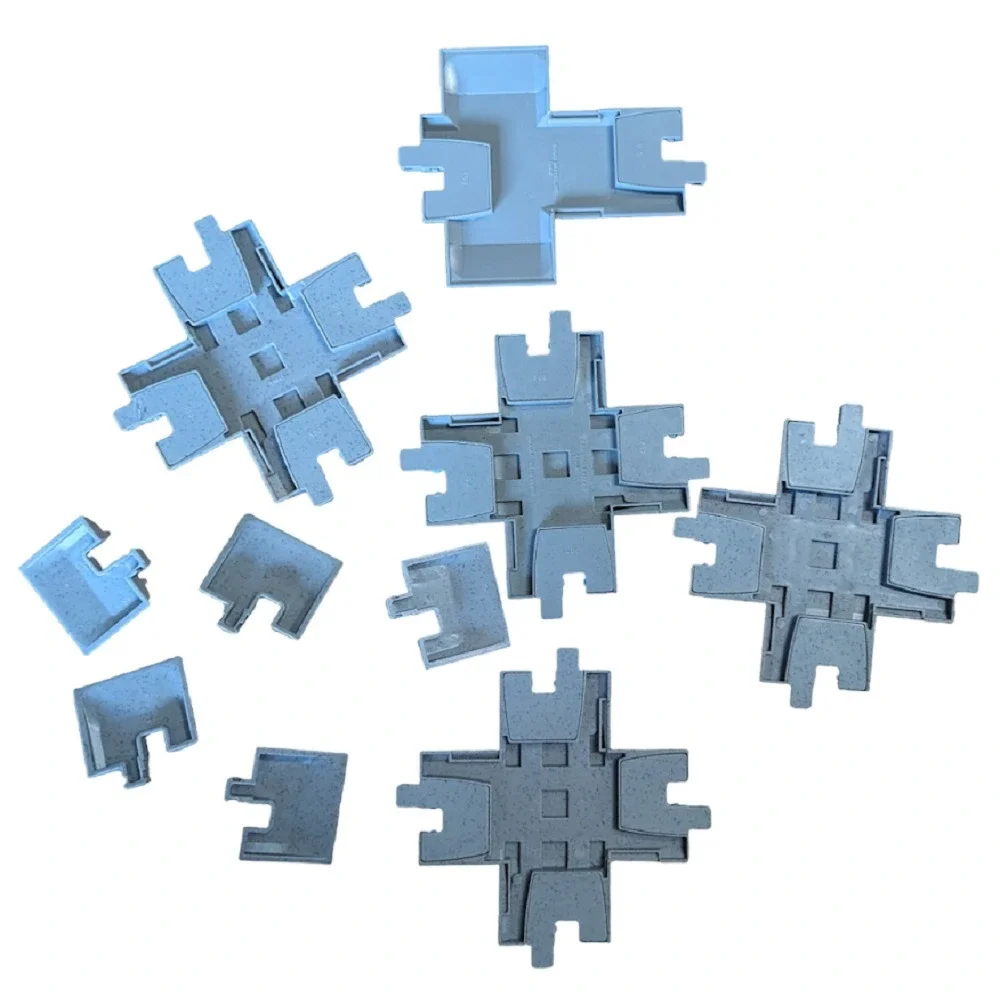 Geotrax Gray Train Tracks Assorted Track Pieces,  5 Track Crosses, 5 Ramps
